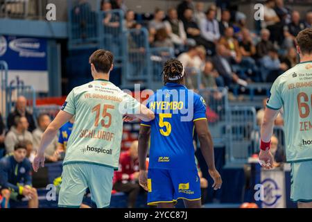 Gummersbach, Deutschland. Oktober 2024. Handball EHF European League, VfL Gummersbach - Fenix Toulouse, 22.10.2024 Credit: dpa/Alamy Live News Stockfoto