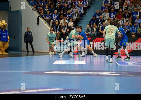 Gummersbach, Deutschland. Oktober 2024. Handball EHF European League, VfL Gummersbach - Fenix Toulouse, 22.10.2024 Credit: dpa/Alamy Live News Stockfoto