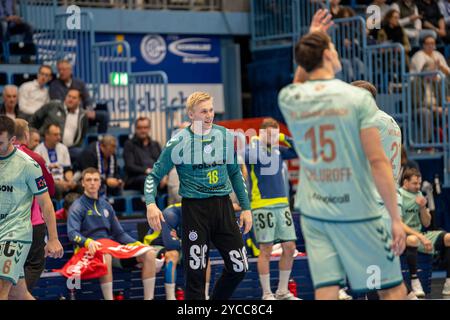 Gummersbach, Deutschland. Oktober 2024. Handball EHF European League, VfL Gummersbach - Fenix Toulouse, 22.10.2024 Credit: dpa/Alamy Live News Stockfoto