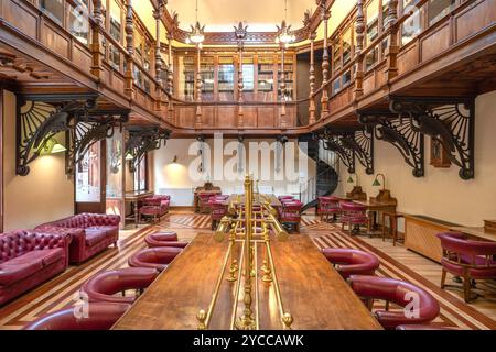 English Library, Real Casino, Murcia, autonome Gemeinde von Murcia, Spanien Stockfoto