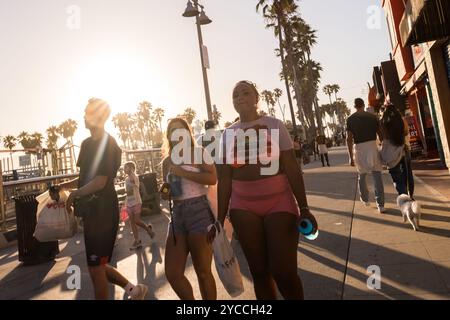 Los Angeles, USA. Juni 2024. Venice Beach Boardwalk Kalifornien. Stockfoto