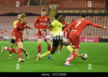 Barnsley, England. Oktober 2024. Karoy Anderson während des Sky Bet EFL League One Spiels zwischen Barnsley FC und Charlton Athletic im Oakwell Stadium. Kyle Andrews/Alamy Live News Stockfoto