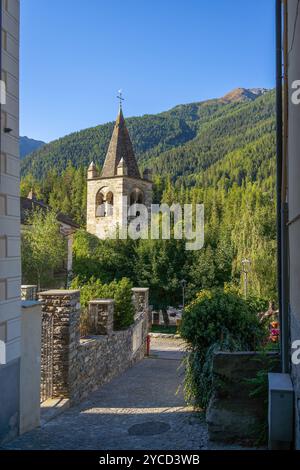 Etroubles, Aostatal, Italien Stockfoto