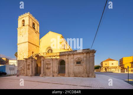 Heiligtum von Santa Lucia al Sepolcro, Syrakus, Sizilien, Italien Stockfoto