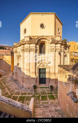 Heiligtum von Santa Lucia al Sepolcro, Syrakus, Sizilien, Italien Stockfoto