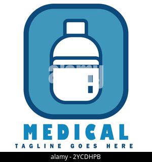 Vektor-Illustration einer Sammlung von Symbolen für Medizin und Gesundheitswesen Stock Vektor
