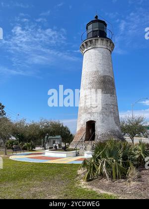 Round Island Lighthouse, Pascagoula, Mississippi, USA Stockfoto