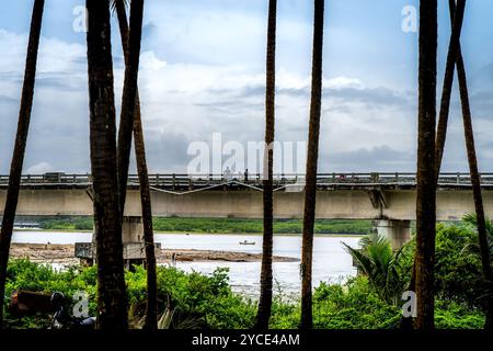 Das Vogelschutzgebiet Kadalundi liegt im Vallikunnu Grama Panchayat im Bezirk Malappuram in Kerala, Indien. 6. Oktober 2024. Stockfoto