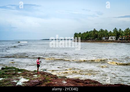 Das Vogelschutzgebiet Kadalundi liegt im Vallikunnu Grama Panchayat im Bezirk Malappuram in Kerala, Indien. 6. Oktober 2024. Stockfoto