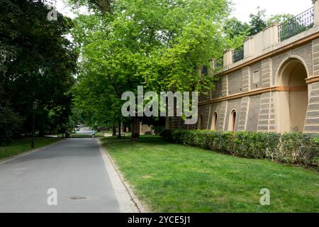 Havlickovy Sady, Vrsovice, Prager Stadtpark Der Tschechischen Republik Stockfoto