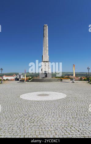 Horea, Closca und Crisan Obelisk in der Zitadelle Alba-Carolina in Alba Iulia, Rumänien, Europa Stockfoto