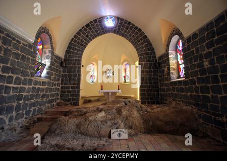 Kirche vom Primat des Petrus, Tabgha, Israel Stockfoto