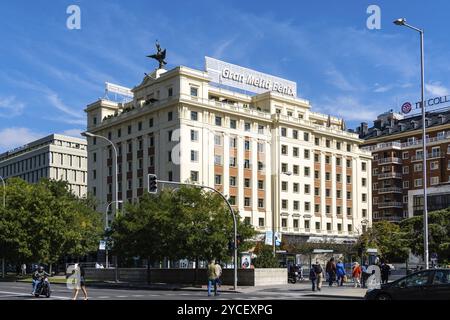 Madrid, Spanien, 10. Oktober 2021: Hotel Gran Melia Fenix in Colon Plaza, Europa Stockfoto