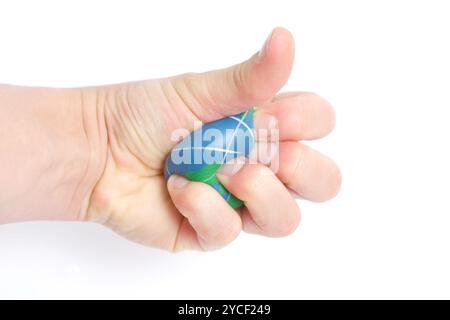 Erde zu zerstören Stockfoto