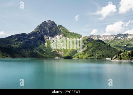 Spullersee, Vorarlberg, Österreich, Stockfoto