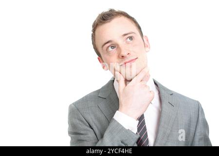 Geschäftsmann Betrachtung Stockfoto