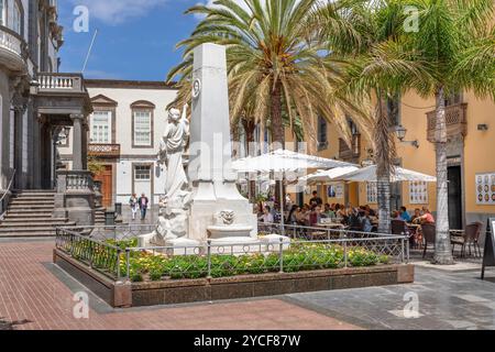 Plaza Hurtado de Mendoza, Triana, Las Palmas, Gran Canaria Kanarische Inseln, Spanien Stockfoto