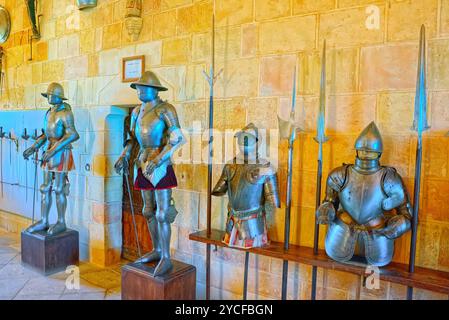 Segovia, Spanien - Juni 07, 2017: in Alcazar von Segovia (buchstäblich, Segovia Festung) ist eine Burg, in der alten Stadt Segovia, Spanien. Stockfoto