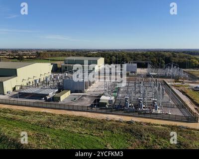 Dogger Bank Wind Farm Konverterstation, Creyke Beck Umspannwerk Beverley East Yorkshire Stockfoto