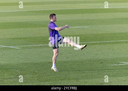Girona, Spanien, 23. Oktober 2024 - Ben Spencer Training im Elite Männer England Rugby Trainingscamp Camiral Wellness Club, Girona Credit: Howard Sayer/Alamy Live News Stockfoto