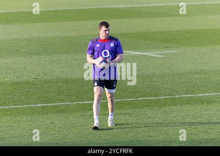 Girona, Spanien, 23. Oktober 2024 - Ben Spencer Training im Elite Männer England Rugby Trainingscamp Camiral Wellness Club, Girona Credit: Howard Sayer/Alamy Live News Stockfoto