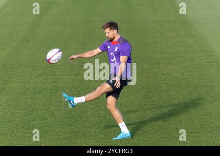 Girona, Spanien, 23. Oktober 2024 - Henry Slade Training im Elite Männer England Rugby Trainingscamp Camiral Wellness Club, Girona Credit: Howard Sayer/Alamy Live News Stockfoto