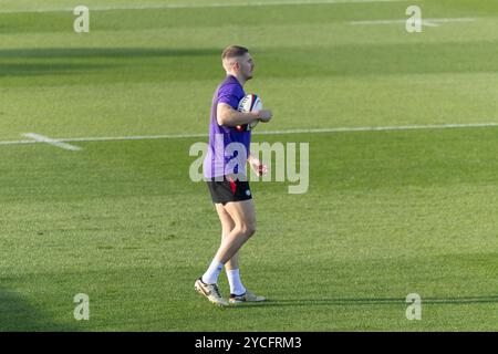 Girona, Spanien, 23. Oktober 2024 - Luke Northmore Training im Elite Männer England Rugby Trainingscamp Camiral Wellness Club, Girona Credit: Howard Sayer/Alamy Live News Stockfoto