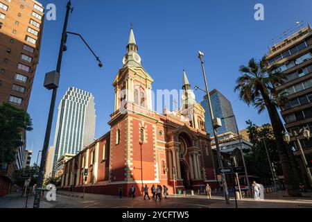 BAS'lika Nuestra Senora de la Merced. Santiago de Chile, Region Metropolitana de Santiago, Chile. Stockfoto