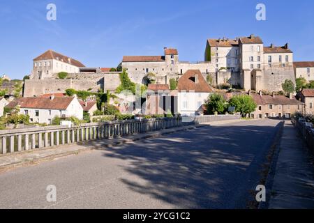 Das Dorf Pesmes, Burgund, Frankreich Stockfoto