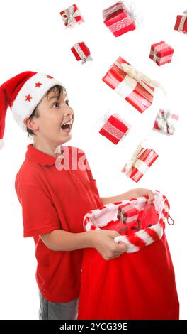 Sack voller Geschenke Stockfoto