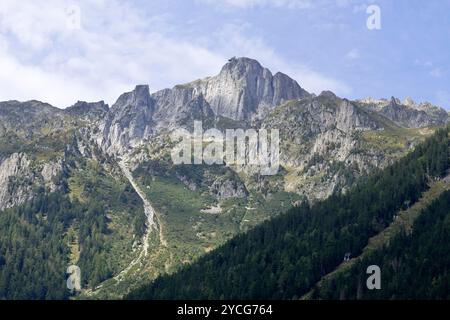 Le Brevent in den Aiguilles Rouges, Chamonix-Mont-Blanc, Frankreich Stockfoto