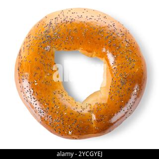 Bagel mit Mohn Stockfoto