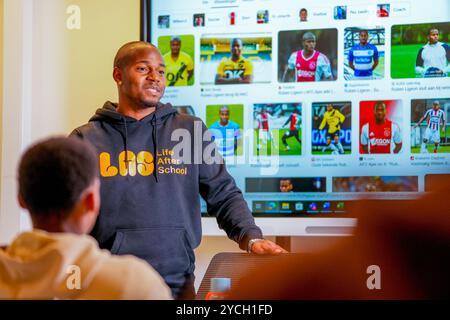 Amsterdam, Niederlande. Oktober 2024. AMSTERDAM, 23-10-2024, Saison 2024/2025, Fußball, Porträt von Ruben Ligeon. Beschreibung: Pro Shots/Alamy Live News Stockfoto