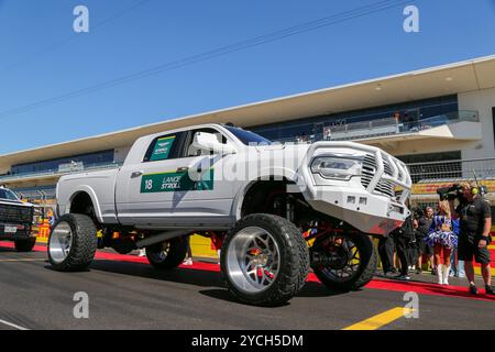 Austin, USA. Oktober 2024. Der Lance-Wagen für die Fahrer parade während des Formel 1-Grand Prix 2024 von Pirelli der Vereinigten Staaten. Quelle: Alessio Morgese/Alessio Morgese/Emage/Alamy Live News Stockfoto