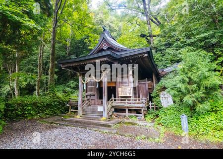 Togakushi-Schrein in der Nähe von Nagano in Japan Stockfoto