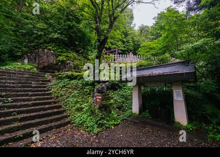 Togakushi-Schrein in der Nähe von Nagano in Japan Stockfoto