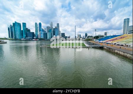 Stadtlandschaft von Singapur Stockfoto