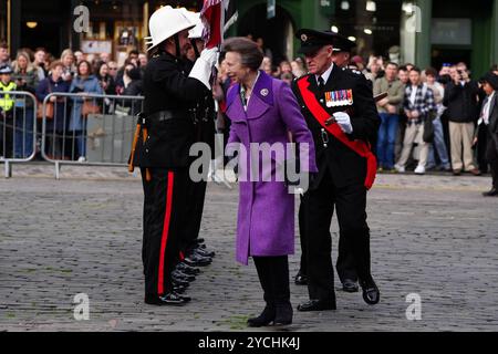Die Prinzessin nimmt an einer Gedenkfeier zum 200. Jahrestag schottischer Feuerwehr- und Rettungsdienste in der St Giles' Cathedral in Edinburgh Teil. Bilddatum: Mittwoch, 23. Oktober 2024. Stockfoto