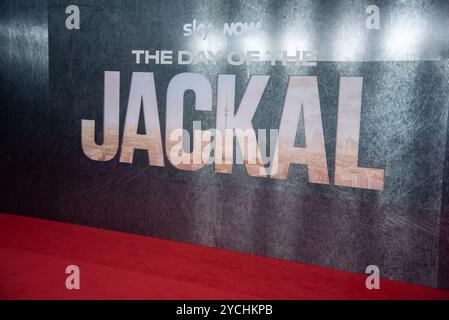 London, Großbritannien. Oktober 2024. Die britische Premiere von „The Day of the Jackal“ in der Queen Elizabeth Hall. Quelle: SOPA Images Limited/Alamy Live News Stockfoto