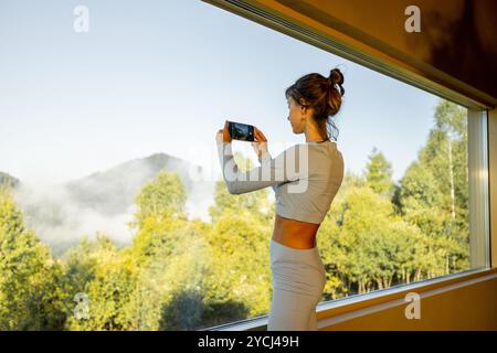 Die Morning Serenity einfangen Stockfoto