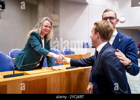 DEN HAAG - Fleur Agema, Minister für Gesundheit, Wohlfahrt und Sport, während der Annahme des Haushalts staaten des Ministeriums für Gesundheit, Wohlfahrt und Sport. ANP LINA SELG niederlande raus - belgien raus Stockfoto