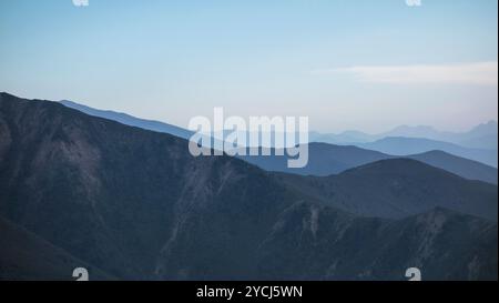 Berglandschaft von sichuan, China Stockfoto