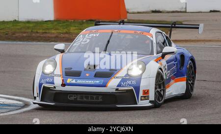 Hockenheim, Deutschland. Oktober 2024. Ariel Levi (ISR), 20.10.2024, Hockenheim (Deutschland), Motorsport, Porsche Carrera Cup Deutschland, Hockenheimring 2024 Credit: dpa/Alamy Live News Stockfoto