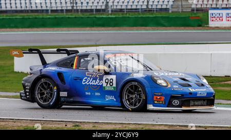 Hockenheim, Deutschland. Oktober 2024. Jan Seyffert (DE), 18.10.2024, Hockenheim (Deutschland), Motorsport, Porsche Carrera Cup Deutschland, Hockenheimring 2024 Credit: dpa/Alamy Live News Stockfoto