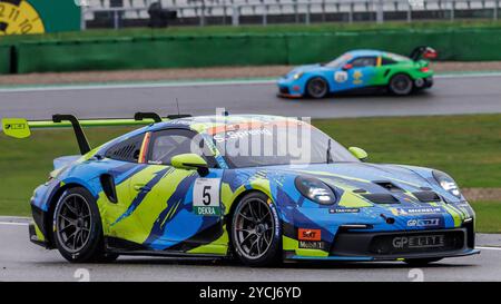 Hockenheim, Deutschland. Oktober 2024. Sören Spreng (DE), 18.10.2024, Hockenheim (Deutschland), Motorsport, Porsche Carrera Cup Deutschland, Hockenheimring 2024 Credit: dpa/Alamy Live News Stockfoto