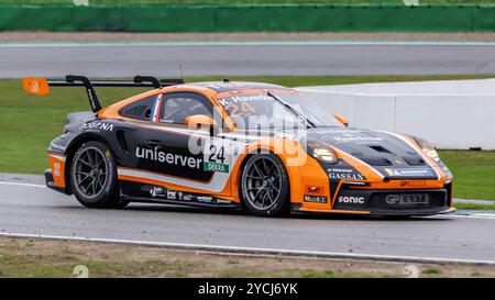 Hockenheim, Deutschland. Oktober 2024. Kas Haverkort (NED), 18.10.2024, Hockenheim (Deutschland), Motorsport, Porsche Carrera Cup Deutschland, Hockenheimring 2024 Credit: dpa/Alamy Live News Stockfoto