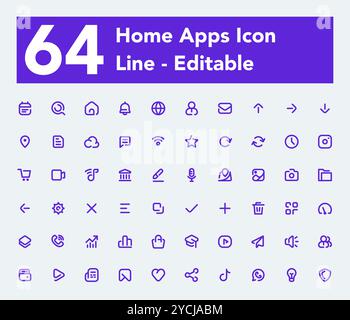 Icon for user interface on mobile application or website Stock Vektor