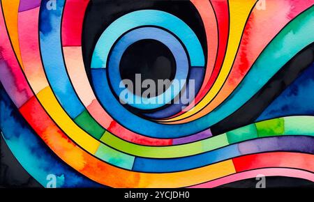 Abstrakter heller mehrfarbiger Hintergrund, farbenfrohes Muster für Design Stockfoto