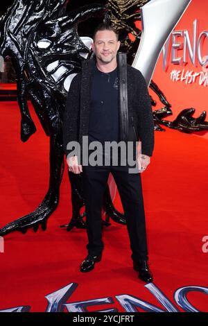 Tom Hardy besuchte die Premiere von The Venom: The Last Dance UK beim BFI IMAX in London. Bilddatum: Mittwoch, 23. Oktober 2024. Stockfoto