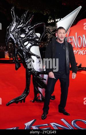 Tom Hardy besuchte die Premiere von The Venom: The Last Dance UK beim BFI IMAX in London. Bilddatum: Mittwoch, 23. Oktober 2024. Stockfoto